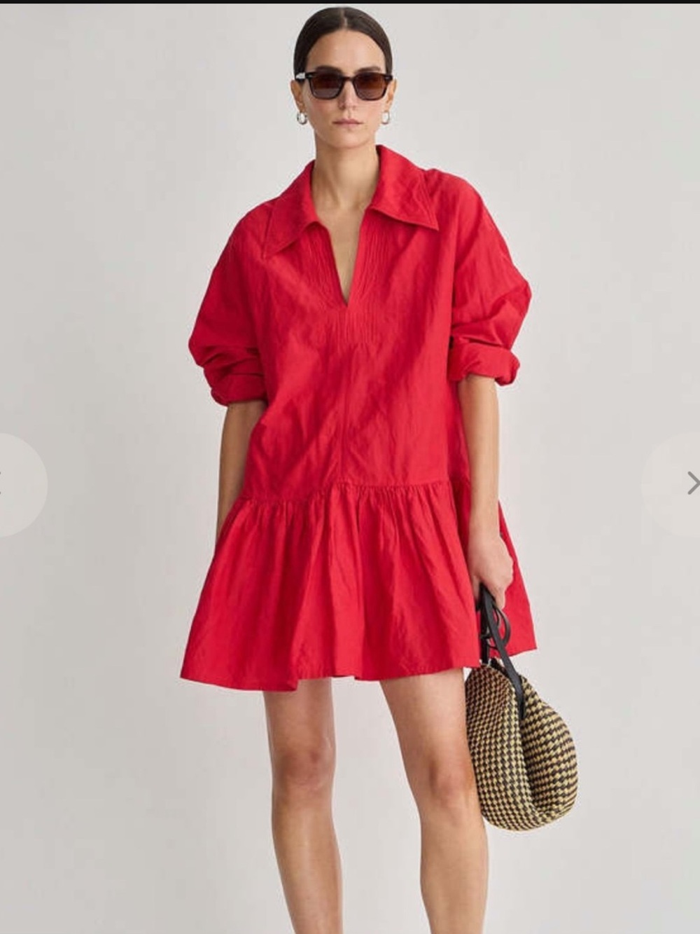 New Romana Mini Dress APIECE APART Samba Red
Long Sleeve XS